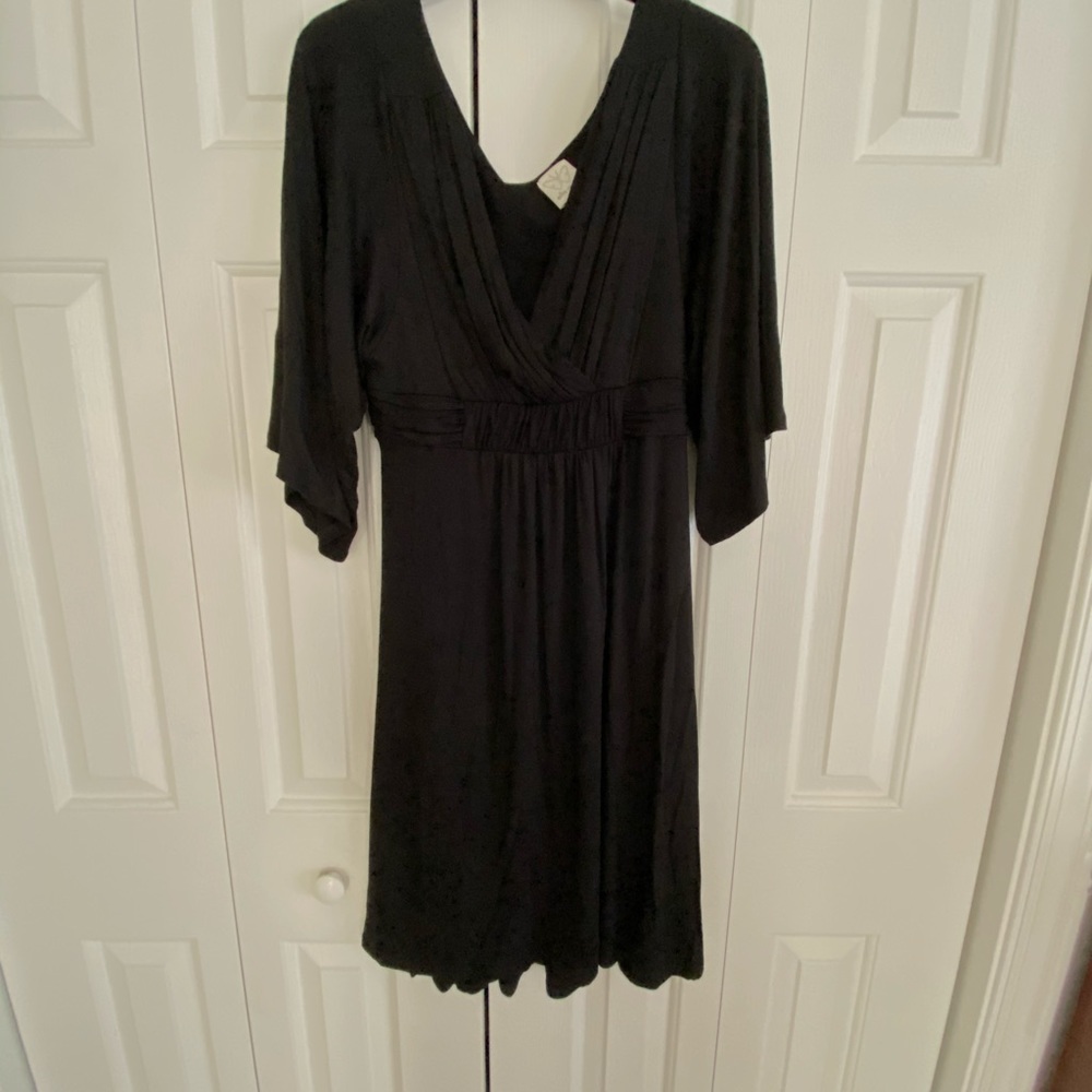 Ella Moss black cotton dress